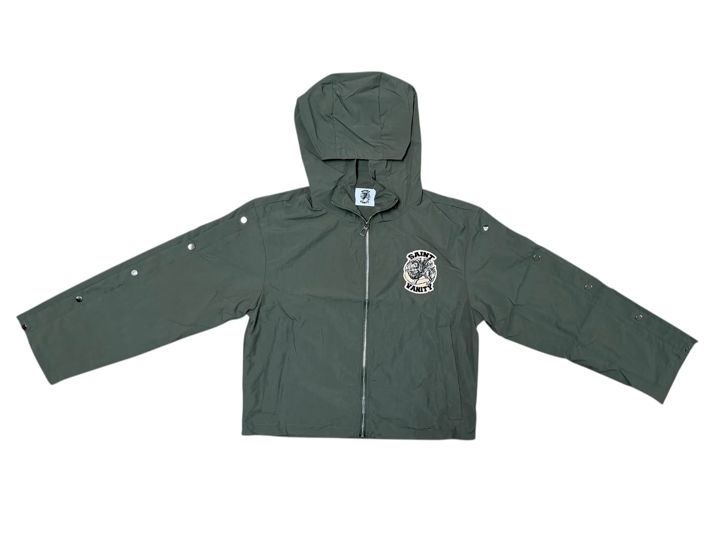 Saint Vanity Army Green Nylon Jacket