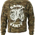 Saint Vanity Green Camo Thermal Sweater