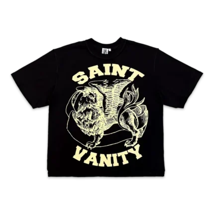 Saint Vanity Griffin Logo Tee Black