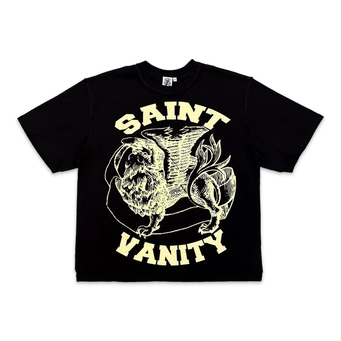 Saint Vanity Griffin Logo Tee Black