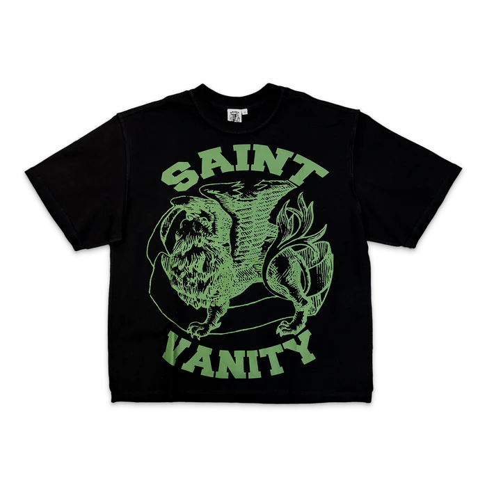 Saint Vanity Griffin Logo Tee “BlackArmy Green” Saint Vanity Griffin Logo Tee “BlackArmy Green”
