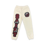 Saint Vanity Logo Sweatpants Cream