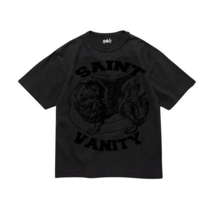 Saint Vanity “Monochromatic” Black Griffin Tee