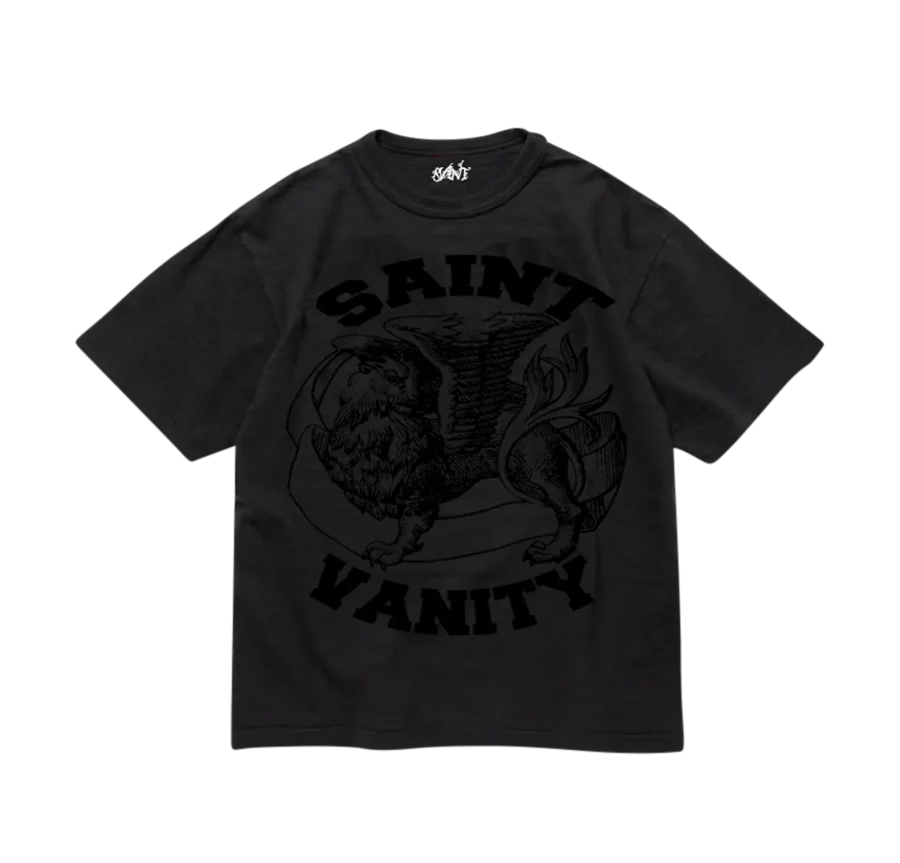 Saint Vanity “Monochromatic” Black Griffin Tee