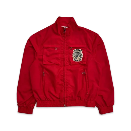 Saint Vanity Nylon Cargo Jacket “Red”