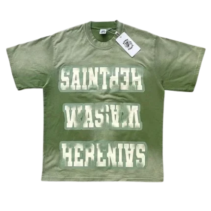 Saint Vanity Saint Was Here T-Shirt “Green”