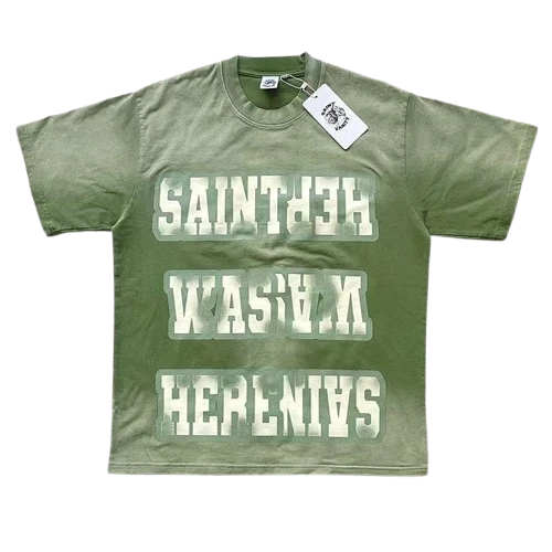 Saint Vanity Saint Was Here T-Shirt “Green”