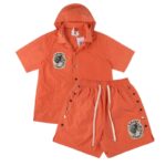 Saint Vanity Signature Short Set Orange