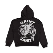 Saint Vanity VVS Rhinestone Zip-Up Hoodie