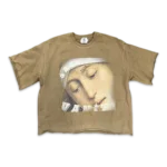 Tan Saint Vanity Love Saint Cropped T-Shirt